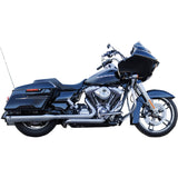 S&S Cycle 4-1/2" GNX Slip-On Mufflers Chrome - 550-1079 For Harley Touring 1995-2016