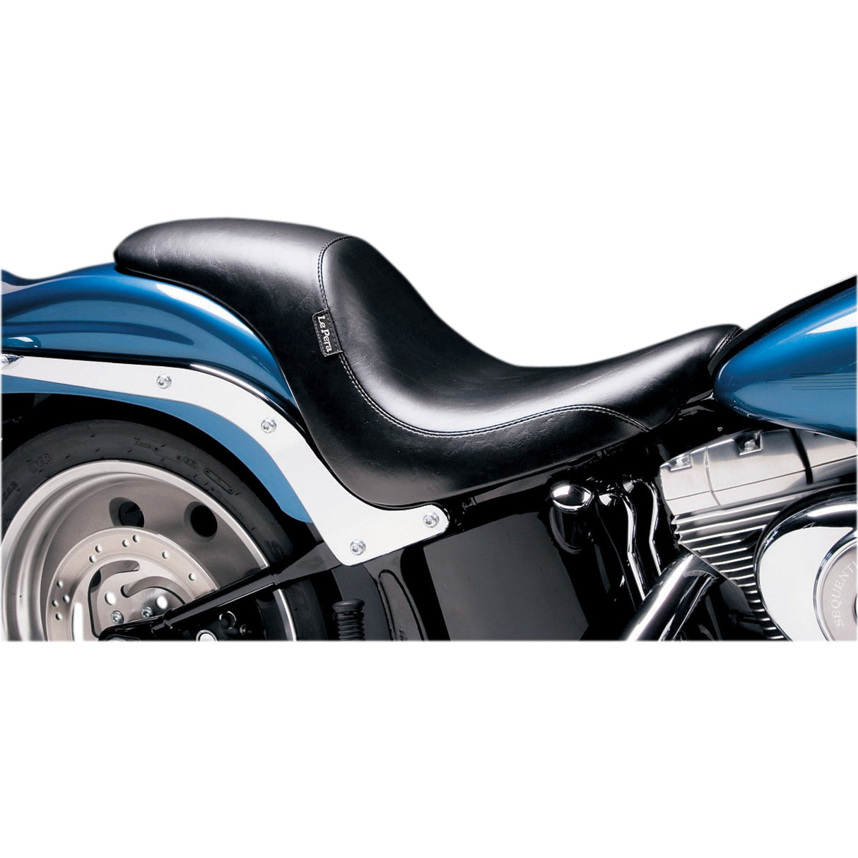 LePera Full Length Silhouette 2-Up Seat FL FX - LK-860 For Harley Softail 2006-2017