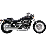 Cobra Streetrod 2-Into-2 Exhaust System - 1924 Honda VT750DC Shadow Spirit 2001-2007