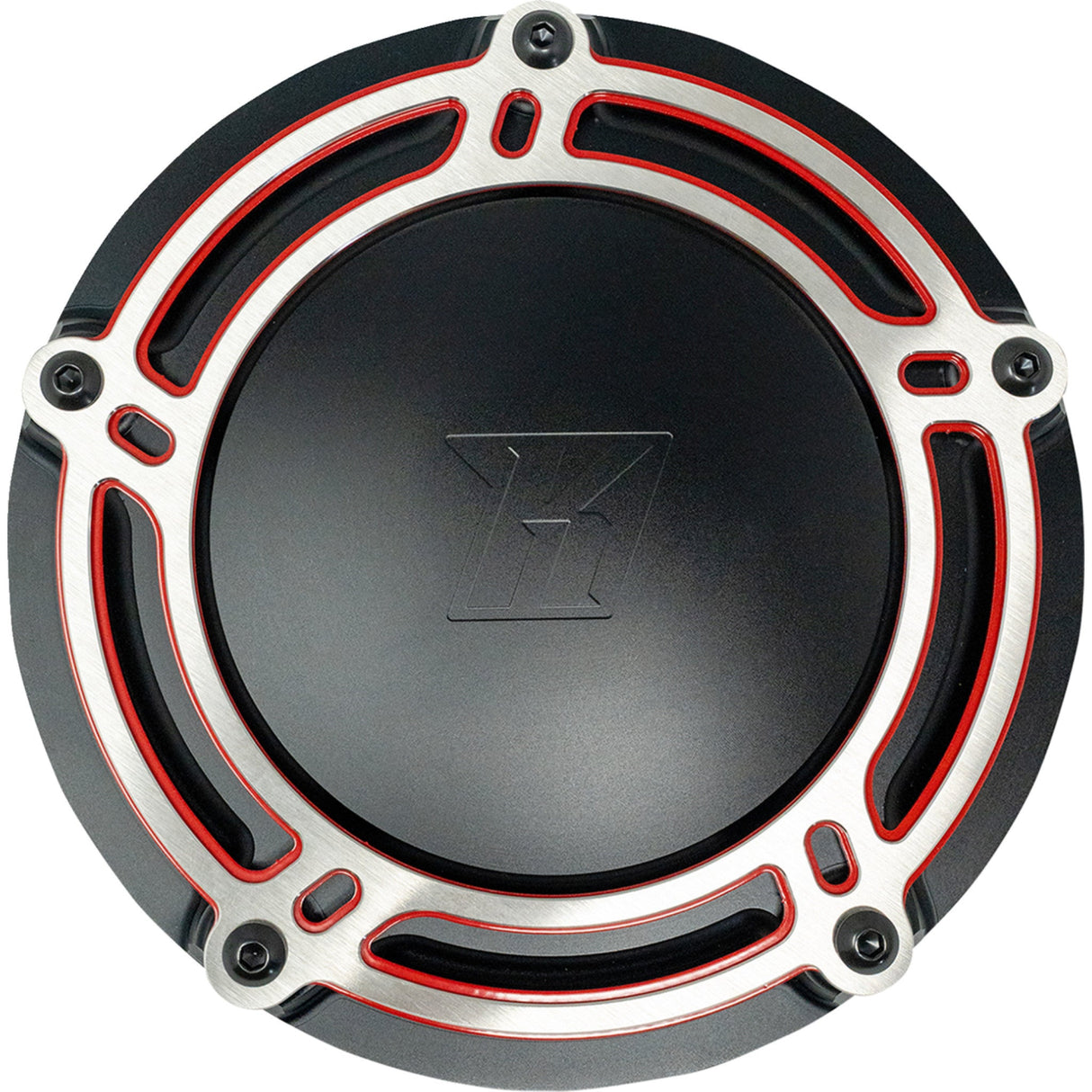 Kodlin Usa NXL Redline Derby Cover - K25409-RL For Harley Touring 2017-2026