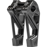 Kodlin USA Fastback Risers Includes Clamp 6" Black - K55129 For Harley Road Glide 2024-2026