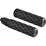 Arlen Ness Diamond Grips TBW Black - 500-058 For Harley Touring 2023-2026