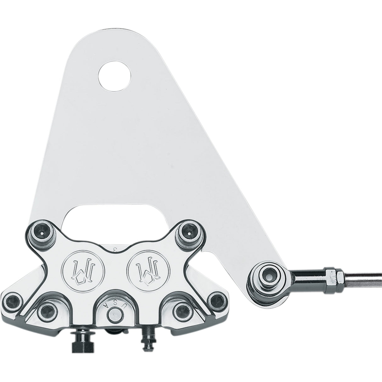 PERFORMANCE MACHINE (PM) DS-325799 1272-0052-CH Caliper Kit - Rear - Chrome - Rigid Frame 11.5"