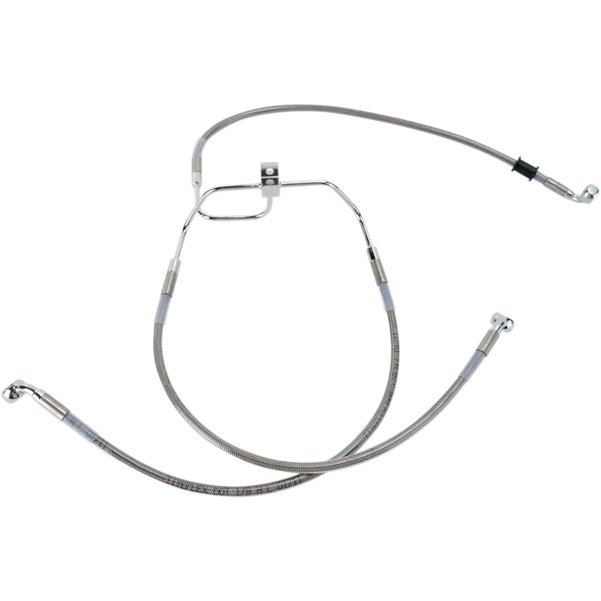 DRAG SPECIALTIES Stainless Steel Brake Line Kit Front - (Lower/Upper)