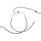 DRAG SPECIALTIES Stainless Steel Brake Line Kit Front - (Lower/Upper)