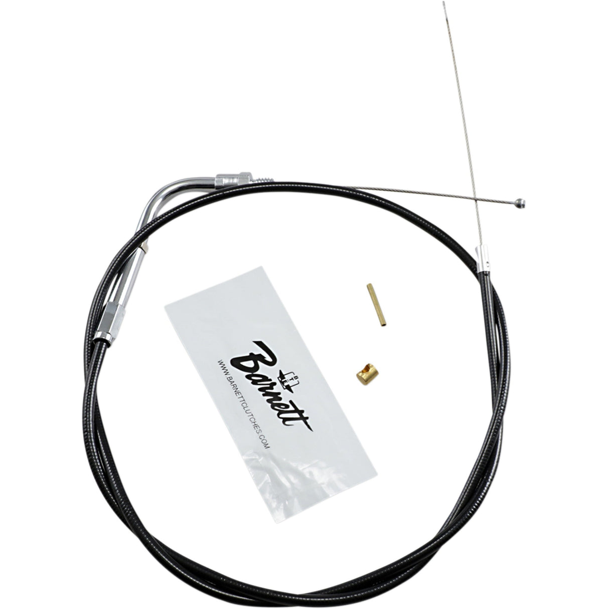Barnett Black Vinyl Throttle Idle Cable 33" Length - 101-30-30903 For Harley Touring / Sportster / Super 1974-1976