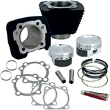 S&S Cycle 1200cc Conversion Kit For XL883 Wrinkle Black - 910-0687 For Harley Sportster 1986-2022