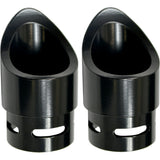 BARON 1812-0200 BA-1100-02B Family Jewel Exhaust Tip black - mini scalloped