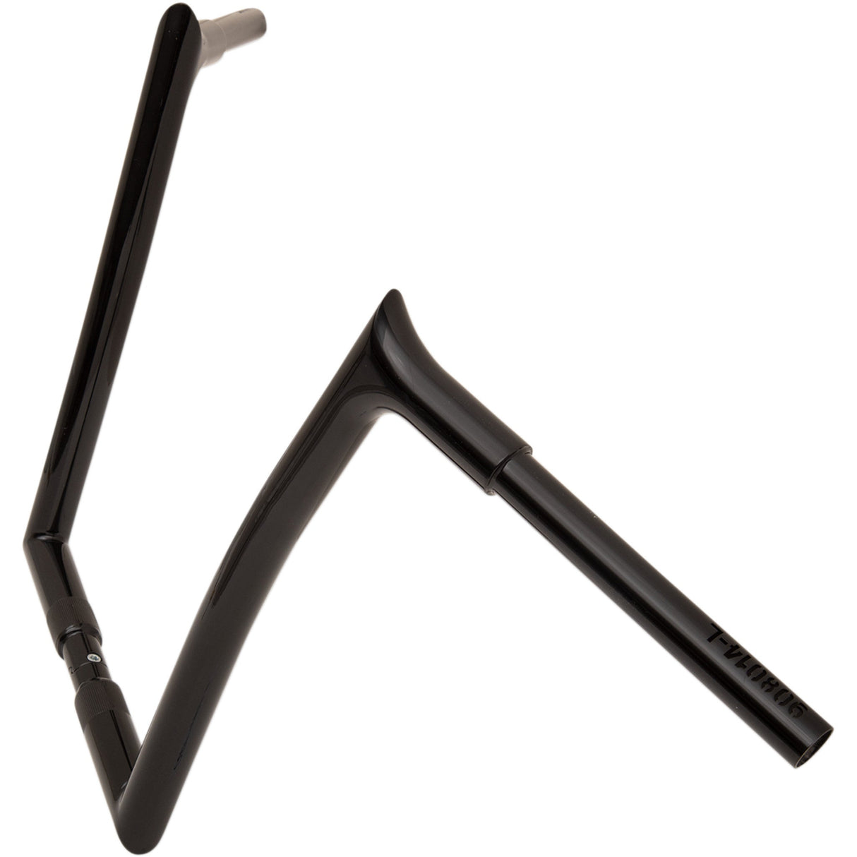 FAT Baggers INC. 1-1/4" EZ Install Pointed Top Handlebar 14" Black - 908014-B For Harley Motorcycles 2007-2025