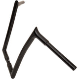 FAT Baggers INC. 1-1/4" EZ Install Pointed Top Handlebar 14" Black - 908014-B For Harley Motorcycles 2007-2025