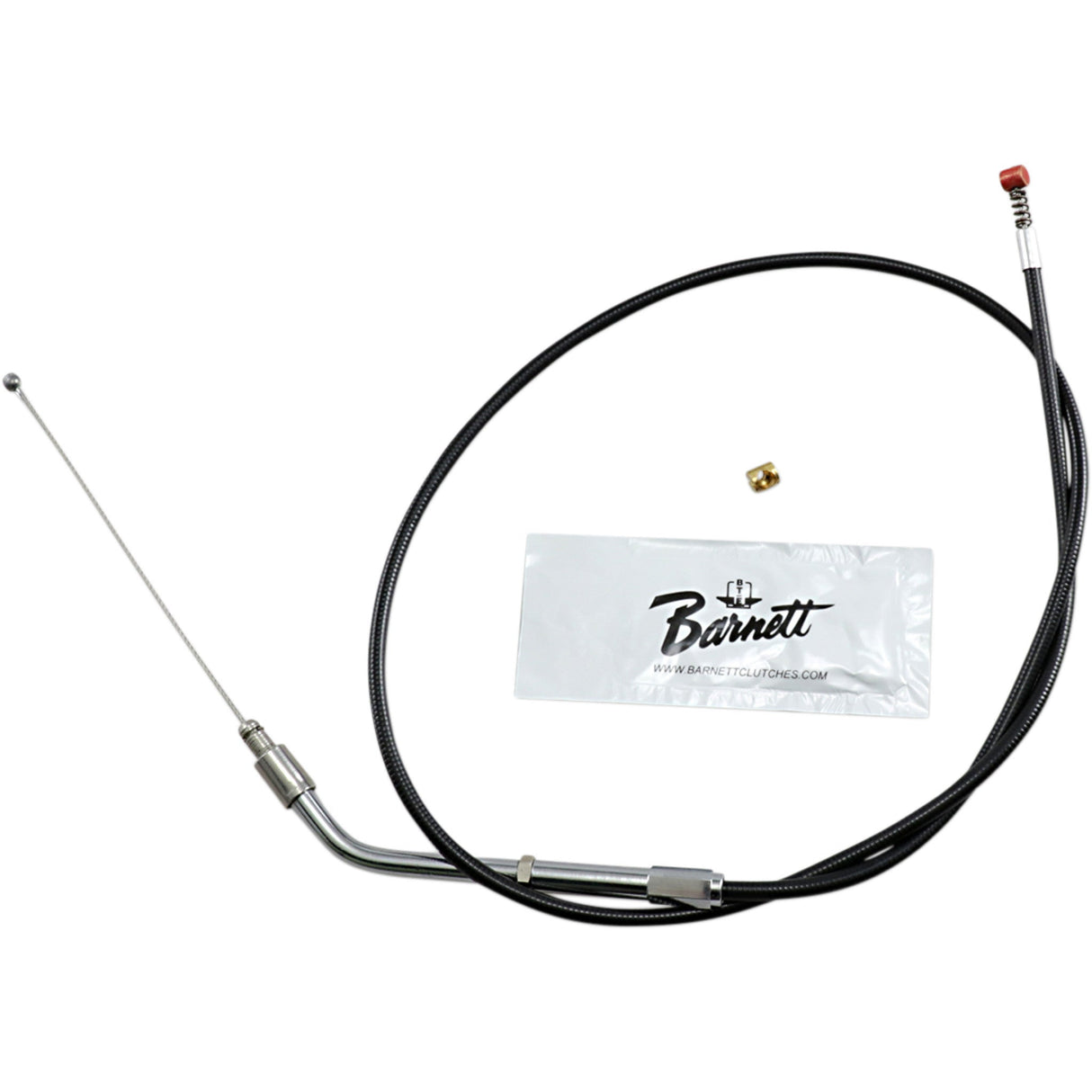 Barnett Black Vinyl Throttle Idle Cable 32" Length - 101-30-40021 For Harley Sportster 1996-2006