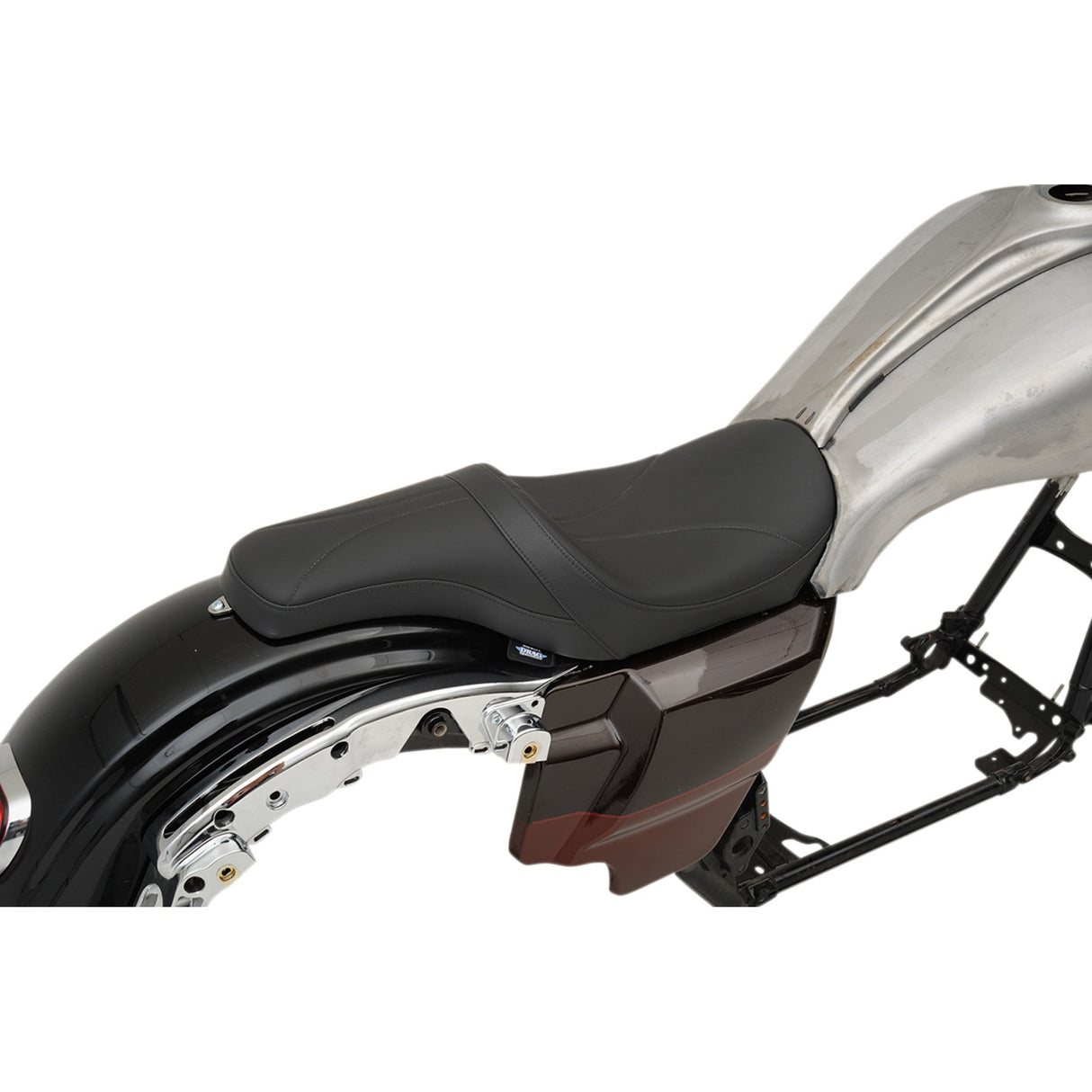 Drag Specialties Predator Seat Mild Stitched Yaffe Gas Tank Fl - 0801-1073 For Harley Touring 2008-2023