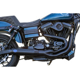 S&S Cycle 2-Into-1 Qualifier Exhaust System Guardian Black - 550-1098 For Harley Dyna 2006-2007