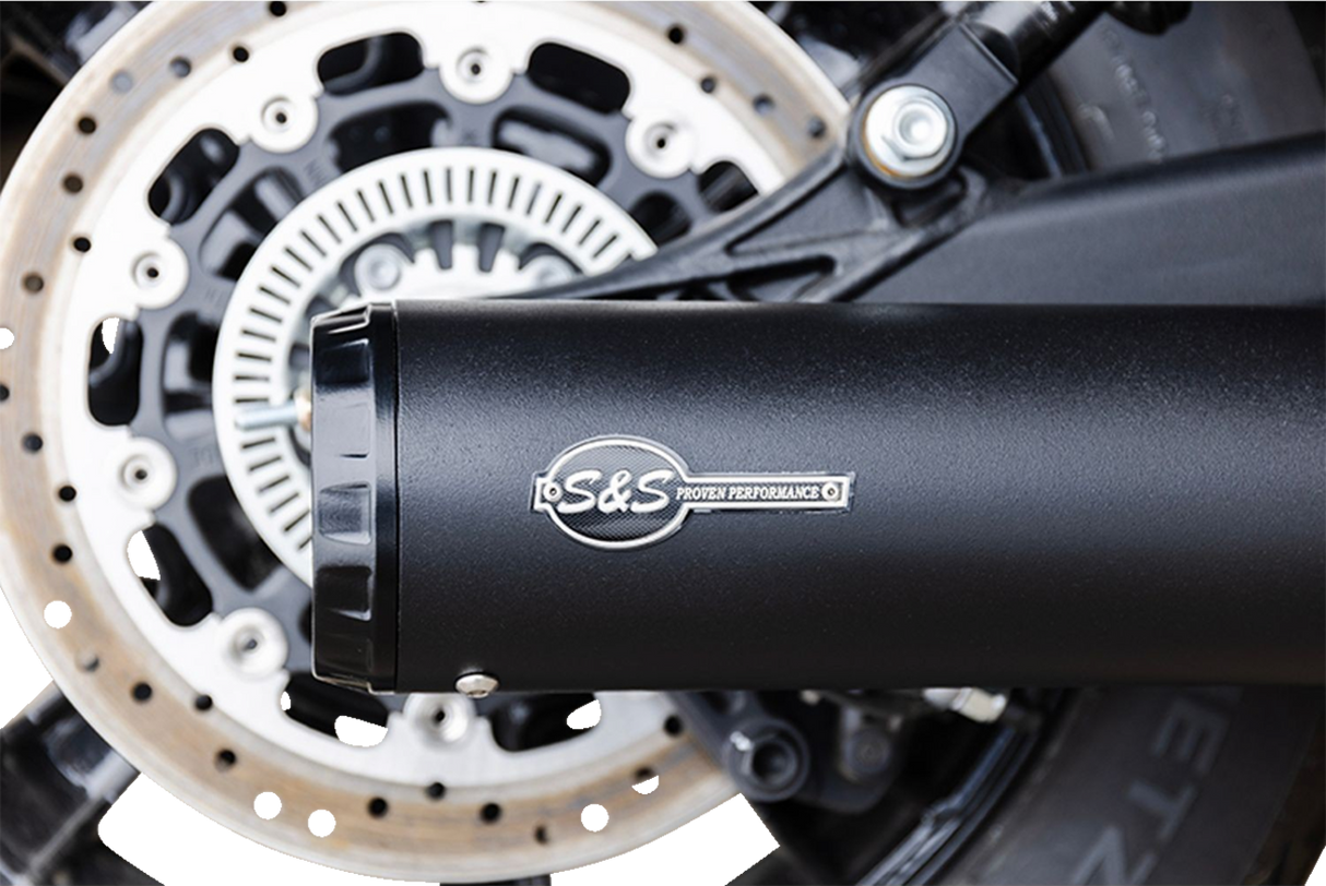 2-into-1 Grand National Exhaust System - Black - Race Only - 1810-3127