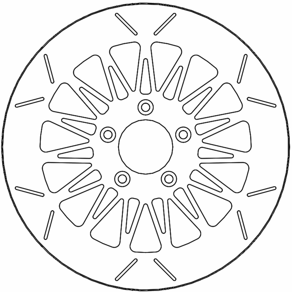 Moto-Master Brake Rotors Front Right Front Left Rialto - 110754-PU For Harley Motorcycles 2009-2023