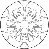 Moto-Master Brake Rotors Front Right Front Left Rialto - 110754-PU For Harley Motorcycles 2009-2023