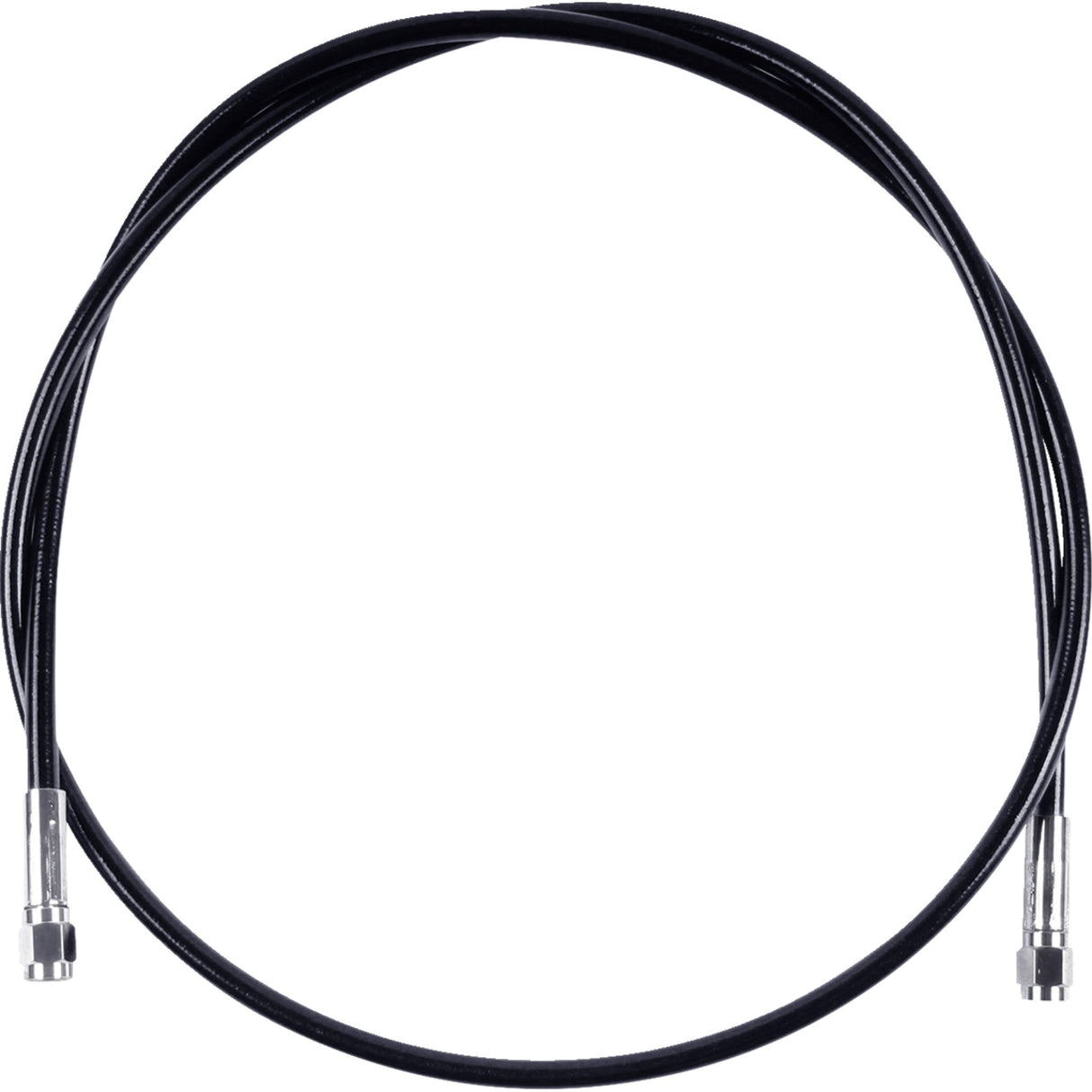 MAGNUM SHIELDING Universal XR Brake Line - Black w/ Chrome Fittings