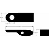KODLIN USA 2040-2918 K68510 Elypse LED 2-1 Turn Signals - Turn Signal w/ Running Light - Universal - Black
