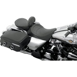 Drag Specialties Backrest Compatible Solo Seat — Mild Stitched Solo Seat Mild Stitched Driver Backrest FLH - 0801-0493 For Harley Touring 1997-2007