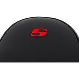 Saddlemen Lattice Stitch Step-Up Seat Front Red Stitch - 808-07B-17204 For Harley Touring 2008-2024