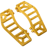 Thrashin Supply CO. Aggressor Floorboards Gold - TSC-2219-5 For Harley Touring 1984-2026