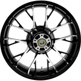 Coastal Moto Marlin Precision Cast 3D Wheel Marlin Rear Single Disc With ABS Black Cut 18x5.5 - 3D-MAR185BCABST For Harley Touring 2009-2026