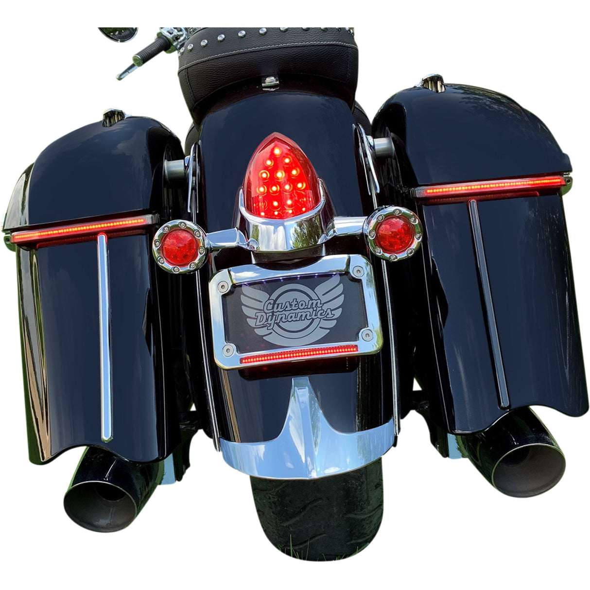 Custom Dynamics Saddlebag Light - CD-IND-SPR-V2-R For Indian 2015-2025