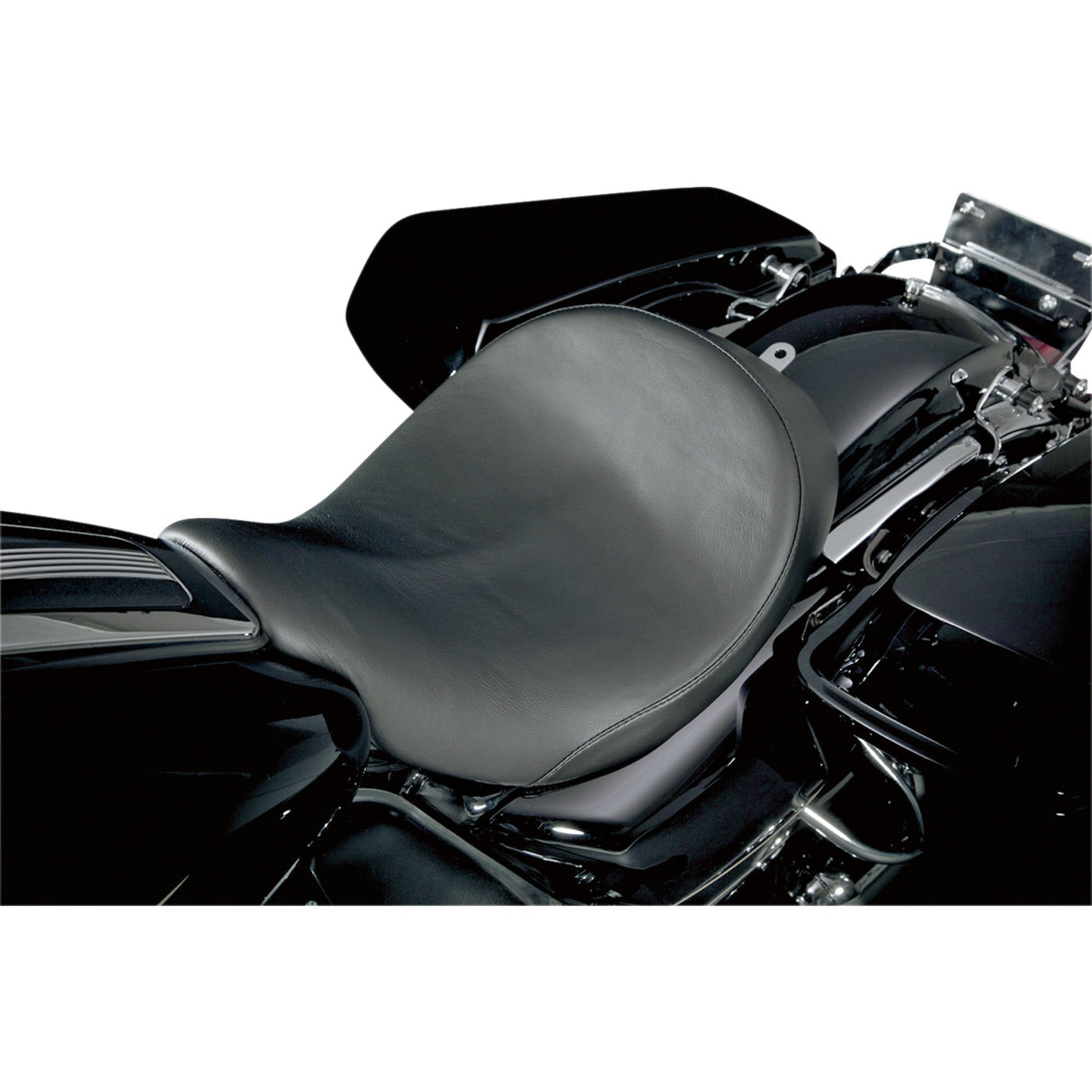 Danny Gray Speed Cradle Solo Seat Smooth - 21-414 For Harley Touring 2008-2023