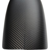 Slyfox Carbon Shorty Front Fender Shorty Carbon Fiber Matte - 12057M For Harley Motorcycles 2009-2026