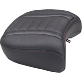 MUSTANG 0801-2124 88420DC Wide Deluxe Touring Passenger Seat Deluxe Passenger Seat - Wide - Dark Cherry Stitch - FLT/FLH '23-'25