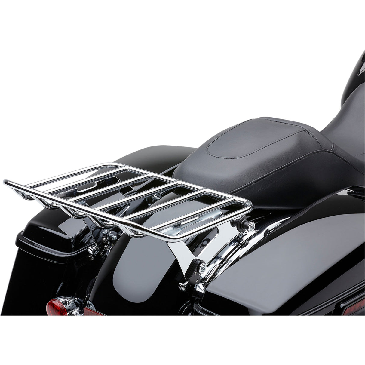Cobra Big Ass® Detachable Luggage Rack — Flip-Up Chrome - 602-2600 For Harley Touring 2009-2022