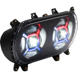 CUSTOM DYNAMICS 2001-2605 PG-RG-B ProGLOW™ Double-X LED Headlight - Black - Road Glide