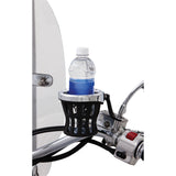 CIRO 0636-0025 50420 Drink Holder mirror stem mount - chrome/black