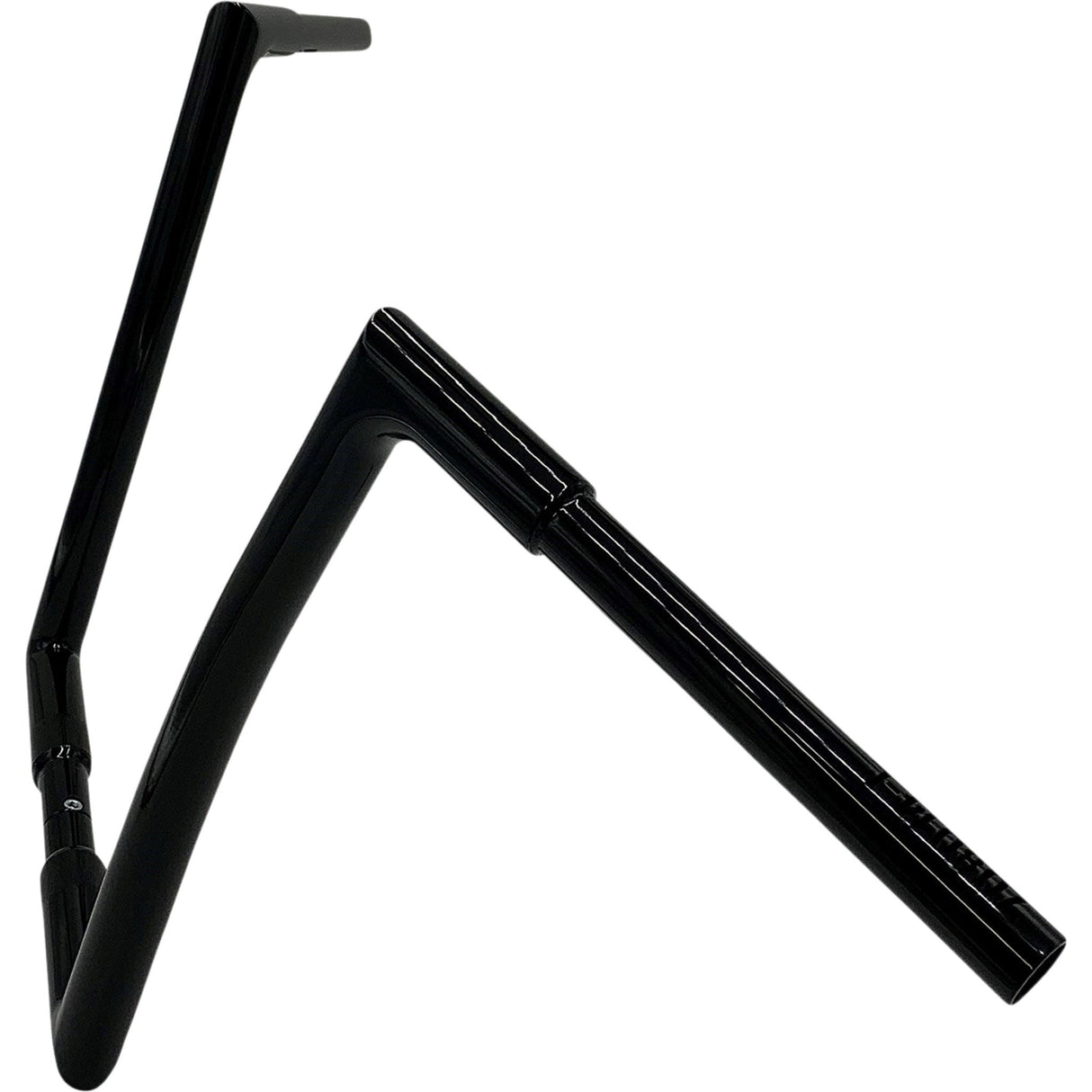 FAT Baggers INC. 1-1/4" EZ Install Flat Top Handlebar 14" Black - 708014-B For Harley Motorcycles 2007-2025