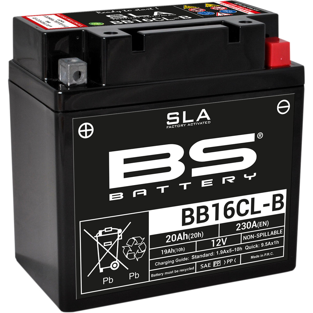 Bs Battery BB Battery - 300771 For Yamaha Watercraft 1987-2023 | Can-Am Traxter / Quest 1999-2005 | Arctic Cat Tigershark 770 1997-1999