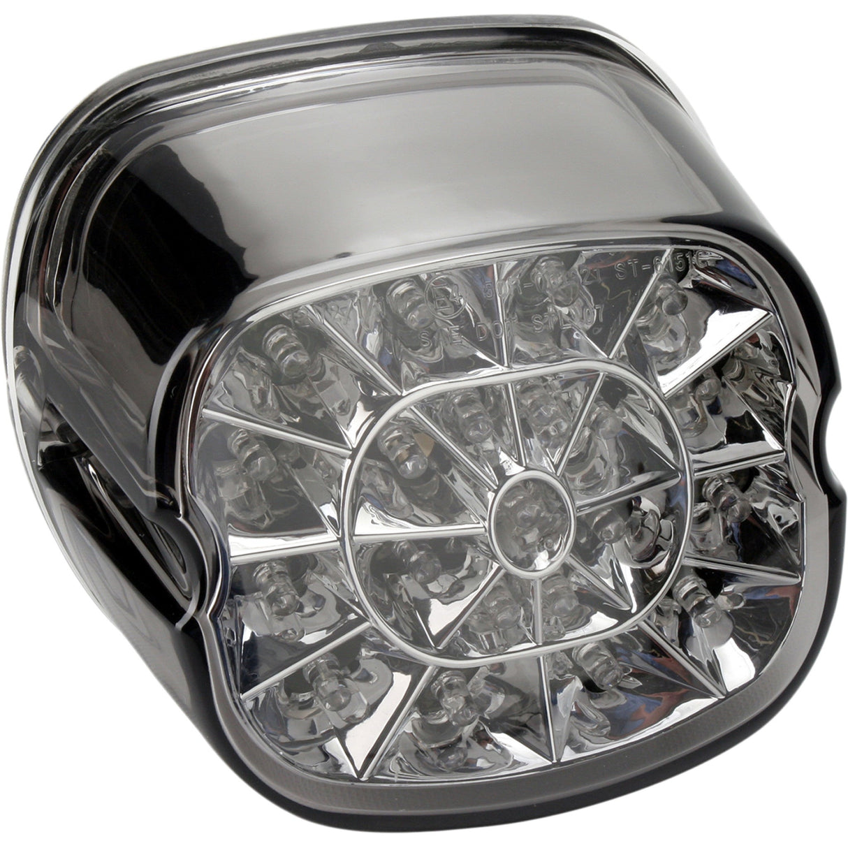 DRAG SPECIALTIES Web LED Taillights Taillight - Smoke Tag