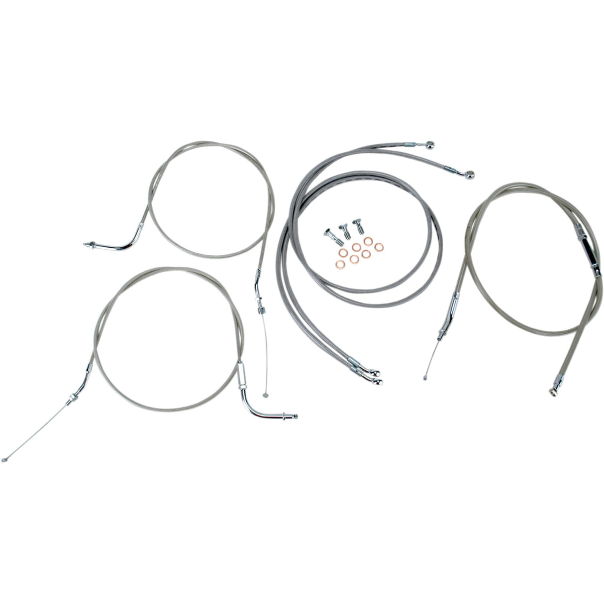 Baron Cable Kit - BA-8022KT-12 Yamaha XV1700A Road Star 2004-2007