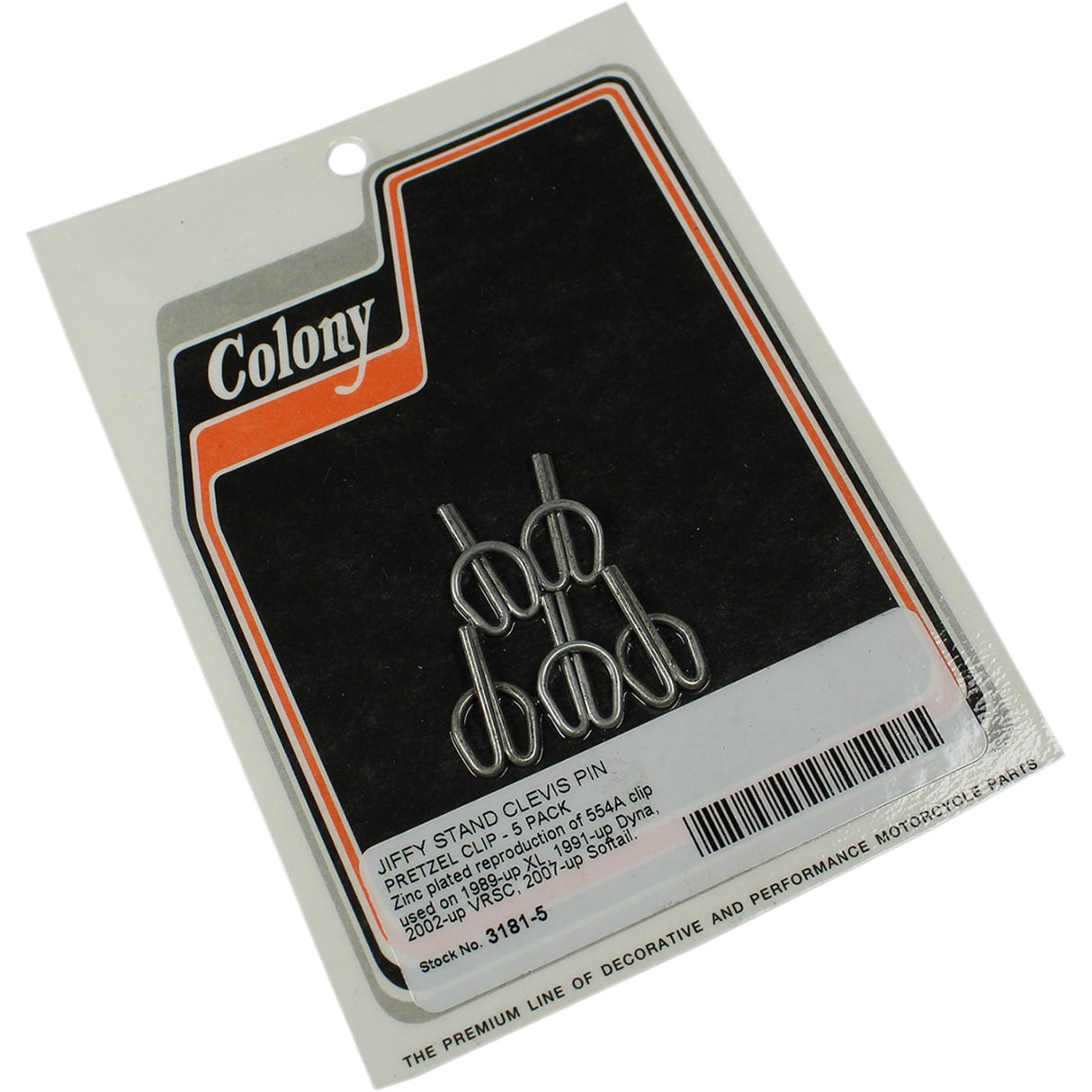 Colony Wire Clip - 3181-5 For Harley Motorcycles 1989-2020