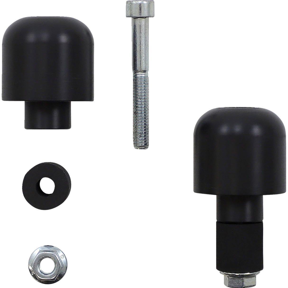 VORTEX 0634-0018 BE118K Handlebar End Slider Bar End Slider - Black