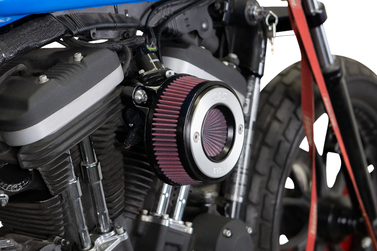 Air Stinger Stealth Air Cleaner Kit - Black Chrome Ring - 1010-2967