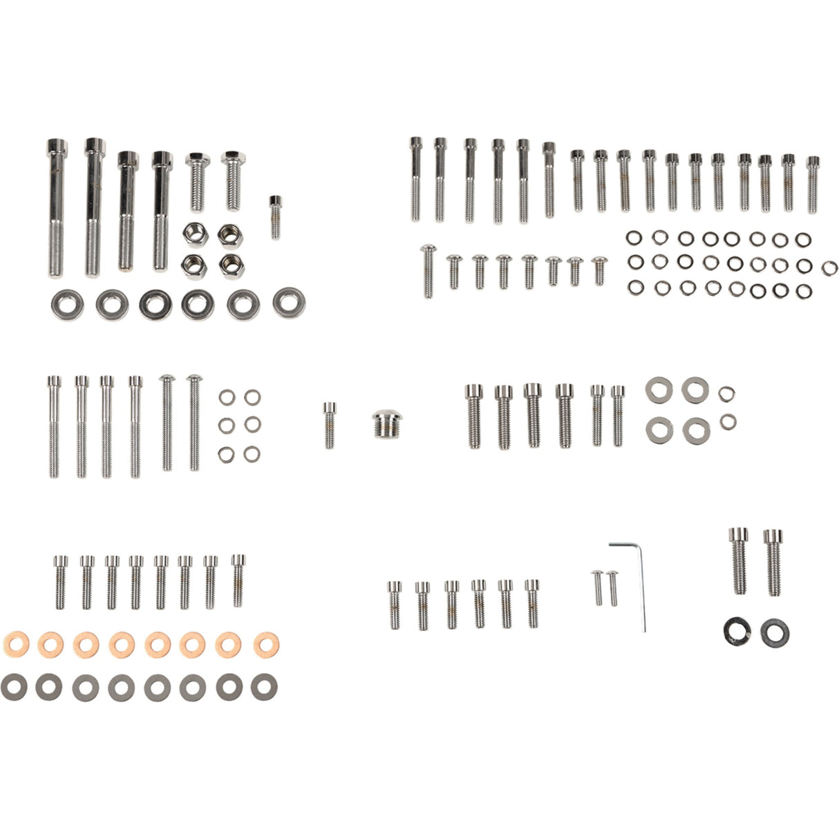 DRAG SPECIALTIES DS-190869S Complete Motor Bolt Kit Bolt Kit - Complete Motor - Smooth/Socket-Head - '89-'93 Softail