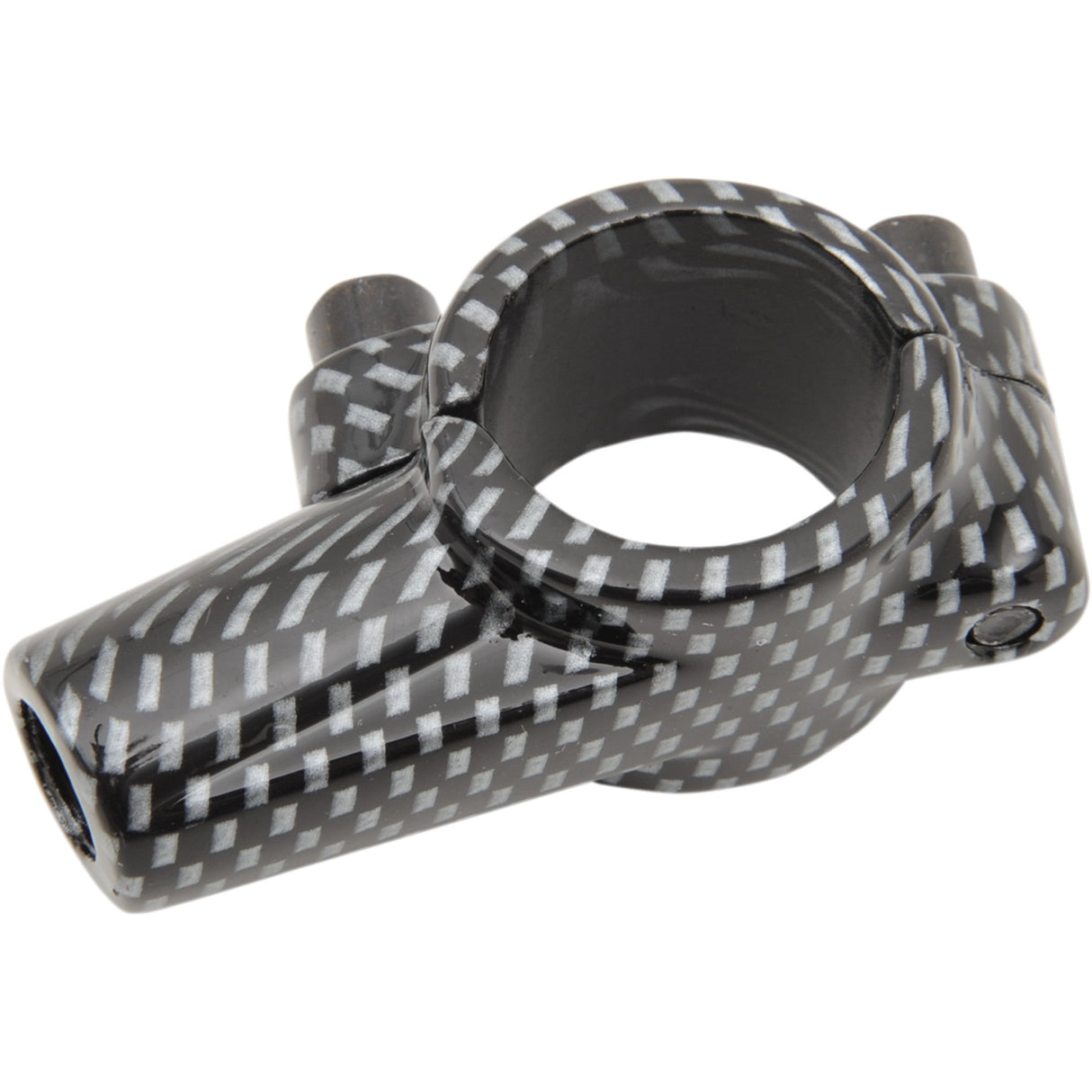 EMGO 0641-0187 20-28122 Handlebar Mirror Mount Mirror Mount - 7/8" - Carbon Fiber - Left