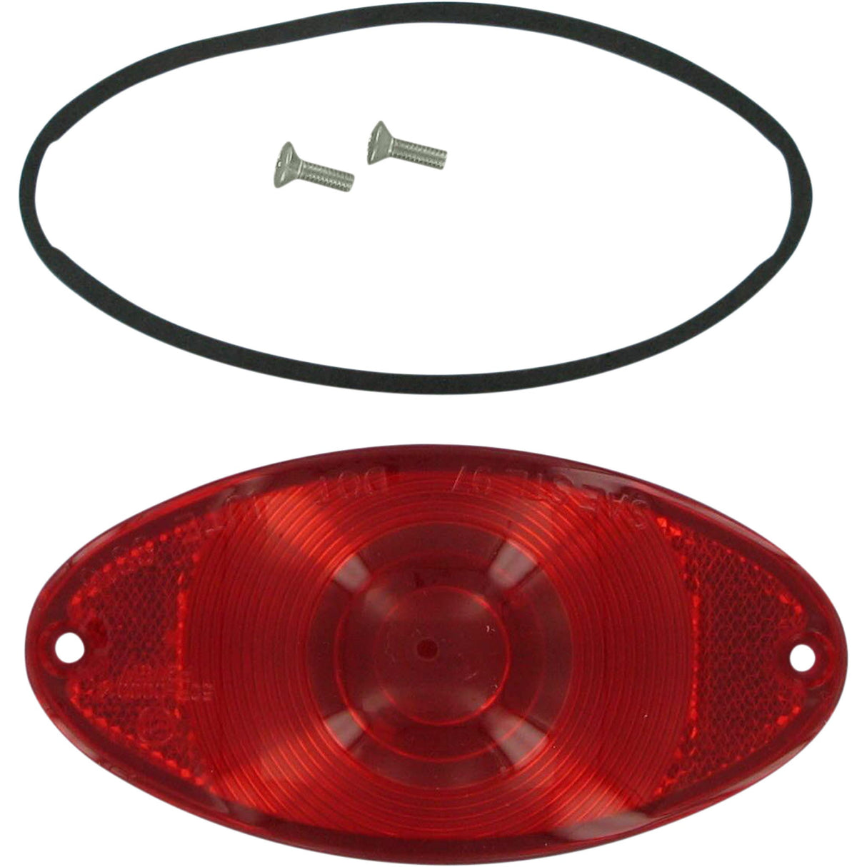 DRAG SPECIALTIES 2010-0222 LED Taillight Replacement Lens Cateye Lens - Red
