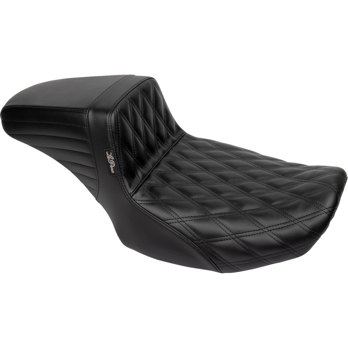 LePera Kickflip Daddy Long Legs Seat Double Diamond Stitch - LV-597DLDD For Harley Touring 2023-2026