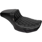 LePera Kickflip Daddy Long Legs Seat Double Diamond Stitch - LV-597DLDD For Harley Touring 2023-2026
