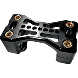JOKER MACHINE 0603-0266 03-861B Series 900 Handlebar Clamp Assembly - Harley Davidson - Black