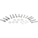 Gardner-Westcott Transmission Side Cover Bolt Kit Socket-Head Chrome - P-10-14-07 For Harley Touring 2007-2016