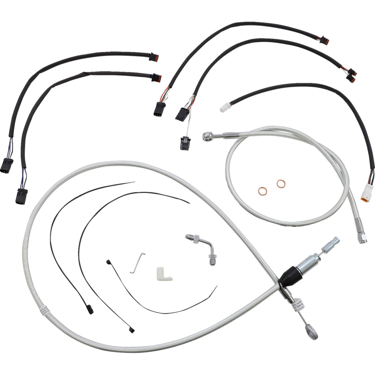 Magnum Shielding Cable Kit - 3871181 For Harley Softail 2018-2024