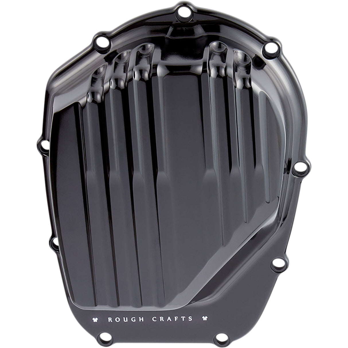 Rough Crafts Cam Cover Black Grooved - RC-610-002 For Harley Motorcycles 2017-2025