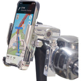 Ridepower Metal Phone Mount Large Perch Mount Chrome - RPMTLMOUNTLGCR For Harley Motorcycles 1980-2026 | Indian 2010-2025